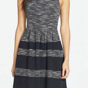 Bar III Black & White Tweed Look Sleeveless Dress - Size Medium - EUC